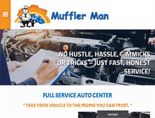 Tablet Screenshot of mufflermanflint.com